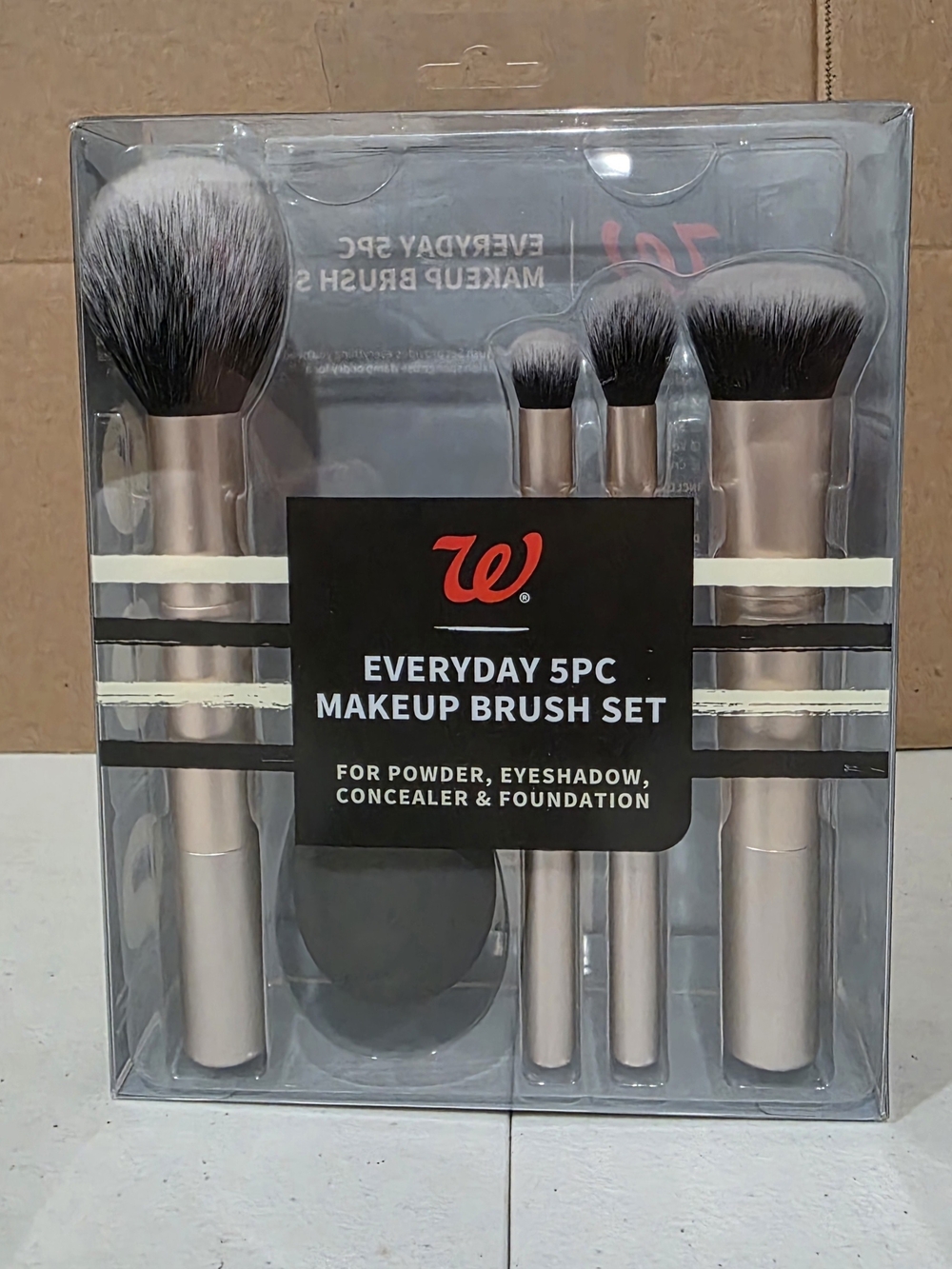 Walgreens Everyday 5pc Makeup Brush Set - Rose Gold